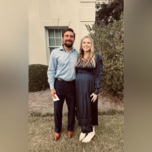 o.p.t Navy Blue Midi Dress